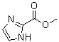 1H-咪唑-2-羧酸甲酯分子结构 (CAS 17334-09-7)