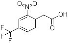 2-硝基-4-三氟甲基苯乙酸分子结构 (CAS 1735-91-7)