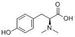 (2S)-2-(二甲基氨基)-3-(4-羟基苯基)丙酸分子结构 (CAS 17350-74-2)