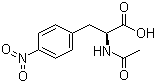 (S)-2-乙酰胺基-4-硝基苯丙氨酸分子结构 (CAS 17363-92-7)