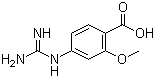 4-胍基-2-甲氧基苯甲酸分子结构 (CAS 173731-96-9)