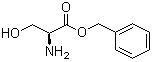 L-Serine phenylmethyl ester molecular structure (CAS 1738-72-3)