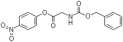 N-(苄氧羰基)甘氨酸 4-硝基苯酯分子结构 (CAS 1738-86-9)