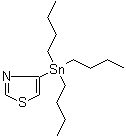 4-(Tributylstannyl)thiazole molecular structure (CAS 173979-01-6)