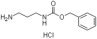 N-苄氧羰基-1,3-二氨基丙烷盐酸盐分子结构 (CAS 17400-34-9)