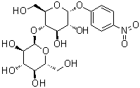 对硝基苯基 alpha-D-麦芽糖苷分子结构 (CAS 17400-77-0)