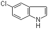 5-氯吲哚分子结构 (CAS 17422-32-1)