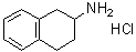 1,2,3,4-四氢-2-萘胺盐酸盐分子结构 (CAS 1743-01-7)