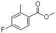 4-氟-2-甲基苯甲酸甲酯分子结构 (CAS 174403-69-1)