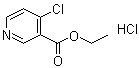 4-氯烟酸乙酯盐酸盐分子结构 (CAS 174496-99-2)