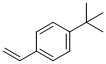 4-叔丁基苯乙烯分子结构 (CAS 1746-23-2)