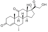 甲泼尼龙杂质10分子结构 (CAS 1746-38-9)