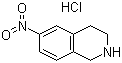 1,2,3,4-四氢-6-硝基异喹啉单盐酸盐分子结构 (CAS 174648-98-7)