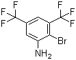 3,5-双(三氟甲基)-2-溴苯胺分子结构 (CAS 174824-16-9)