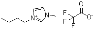 structure of CAS# 174899-94-6, 3-Butyl-1-methylimidazolium trifluoroacetate;Butylmethylimidazolium trifluoroacetate; [BMIM][CF3COO]