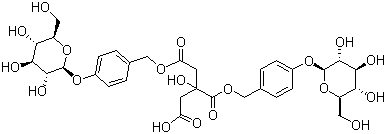 Parishin B molecular structure (CAS 174972-79-3)