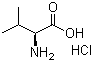 L-缬氨酸盐酸盐分子结构 (CAS 17498-50-9)