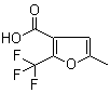 5-甲基-2-三氟甲基呋喃-3-羧酸分子结构 (CAS 17515-74-1)