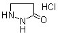 3-吡唑烷酮盐酸盐分子结构 (CAS 1752-88-1)