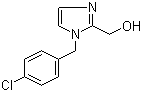 1-(4-氯苄基)-2-咪唑甲醇分子结构 (CAS 175203-53-9)