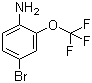 4-溴-2-(三氟甲氧基)苯胺分子结构 (CAS 175278-09-8)