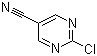 2-氯-5-氰基嘧啶分子结构 (CAS 1753-50-0)
