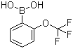 2-(三氟甲氧基)苯硼酸分子结构 (CAS 175676-65-0)