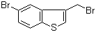 5-溴-3-溴甲基苯并[b]噻吩分子结构 (CAS 1757-24-0)