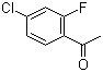 4'-氯-2'-氟苯乙酮分子结构 (CAS 175711-83-8)