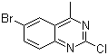 6-Bromo-2-chloro-4-methylquinazoline molecular structure (CAS 175724-46-6)