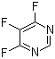 结构式 CAS# 17573-78-3, 4,5,6-三氟嘧啶