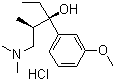 (2R,3R)-1-(二甲基氨基)-3-(3-甲氧基苯基)-2-甲基-3-戊醇盐酸盐分子结构 (CAS 175774-12-6)