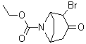 8-氮杂-2-溴-3-氧代双环[3.2.1]辛烷-8-羧酸乙酯分子结构 (CAS 175792-24-2)