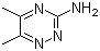 5,6-二甲基-1,2,4-三嗪-3-胺分子结构 (CAS 17584-12-2)