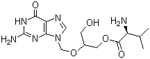 缬更昔洛韦分子结构 (CAS 175865-60-8)