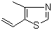 4-甲基-5-乙烯基噻唑分子结构 (CAS 1759-28-0)