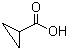 环丙甲酸分子结构 (CAS 1759-53-1)