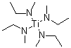 四(乙基甲基氨基)钛分子结构 (CAS 175923-03-2)