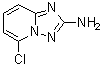 5-氯[1,2,4]三唑并[1,5-a]吡啶-2-胺分子结构 (CAS 175965-64-7)