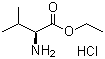 L-缬氨酸乙酯盐酸盐分子结构 (CAS 17609-47-1)