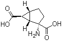 (1S,2S,5R,6S)-2-氨基二环[3.1.0]己烷-2,6-二羧酸分子结构 (CAS 176199-48-7)