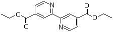 2,2'-联吡啶-4,4'-二甲酸乙酯分子结构 (CAS 1762-42-1)