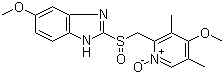奥美拉唑 N-氧化物分子结构 (CAS 176219-04-8)