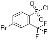 4-溴-2-(三氟甲基)苯磺酰氯分子结构 (CAS 176225-10-8)