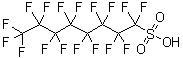 全氟辛烷磺酸分子结构 (CAS 1763-23-1)