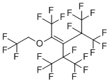 4-(三氟甲基)-2-(2,2,2-三氟乙氧基)-3-(七氟异丙基)-1,1,1,4,5,5,5-七氟-2-戊烯分子结构 (CAS 176374-86-0)