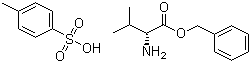 D-缬氨酸苄酯对甲基苯磺酸盐分子结构 (CAS 17662-84-9)