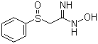 2-(苯基亚磺酰)羟基乙脒分子结构 (CAS 17665-59-7)