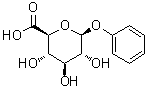苯基 beta-D-葡糖苷酸分子结构 (CAS 17685-05-1)