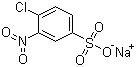 4-氯-3-硝基苯磺酸钠分子结构 (CAS 17691-19-9)